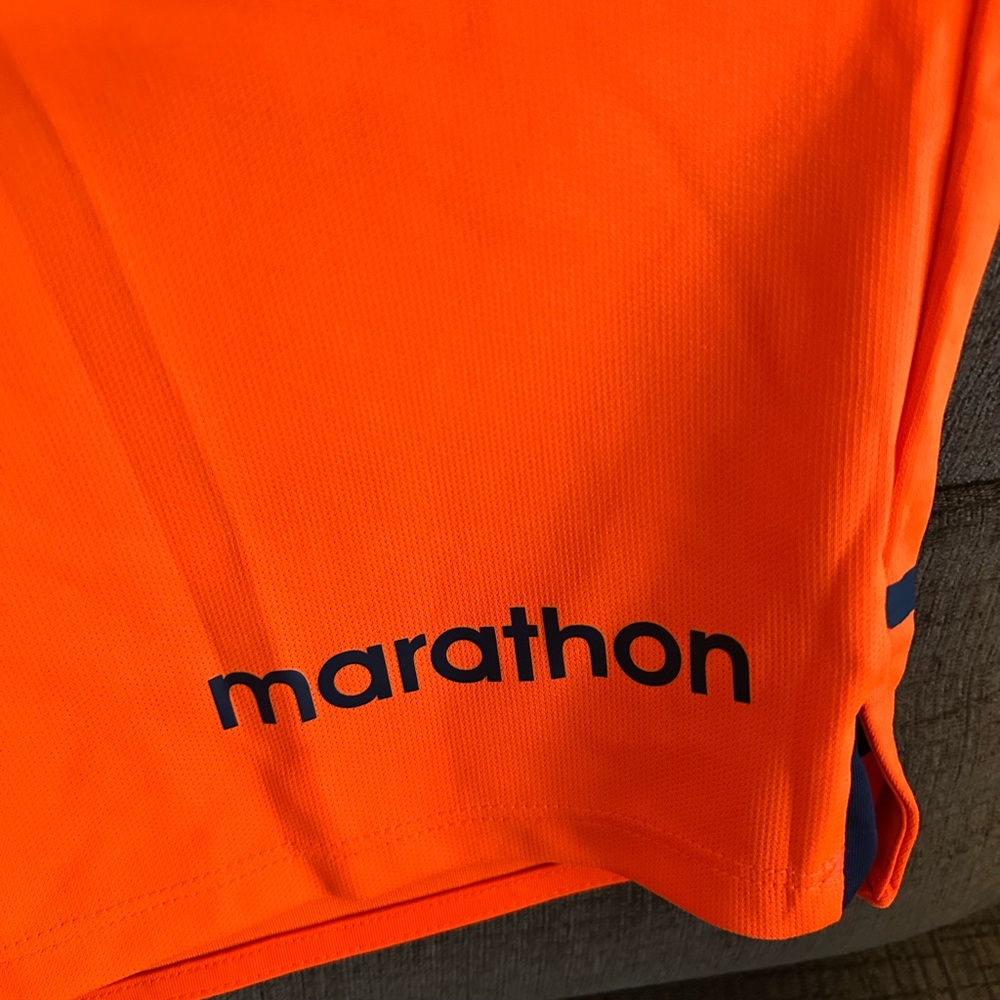 Marathon Authentic Ecuador National Team Training Orange Shorts Men’s Sz: L - Picture 5 of 6